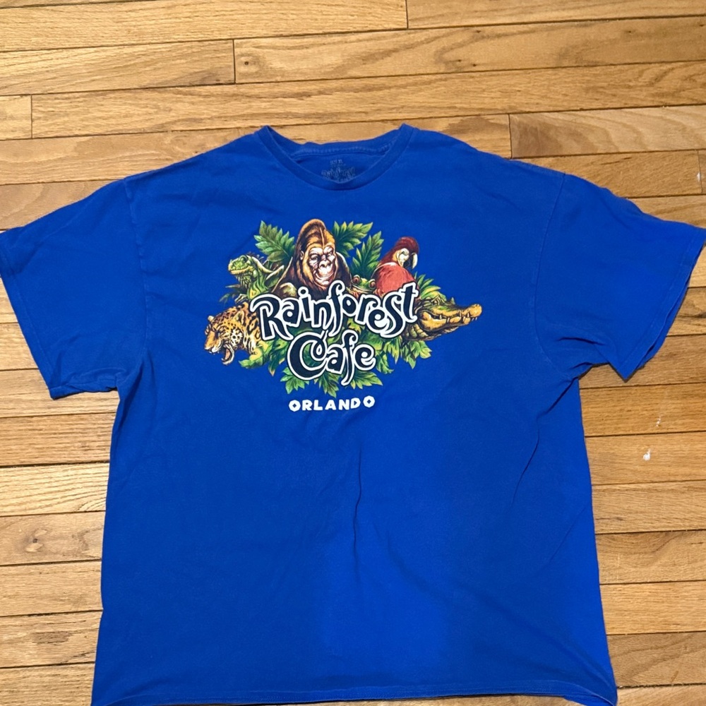 Rainforest Royal Blue Tee